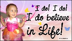 I do! I Do Believe in Life! Business Card Tract